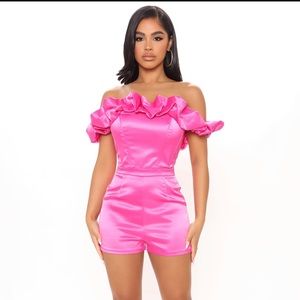 Satin romper